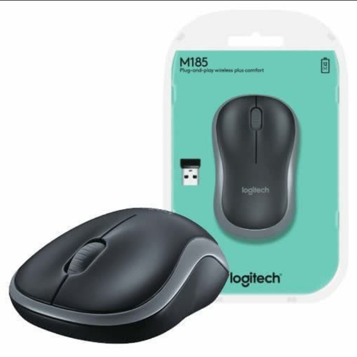 Logitech M185 Mouse Wireless [Original] - Sadar Jaya Komputer