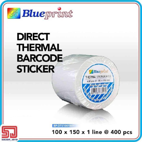 Direct Thermal Sticker Label 100 x 150mm