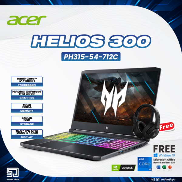 Acer Predator Helios 300 PH315-54-712C