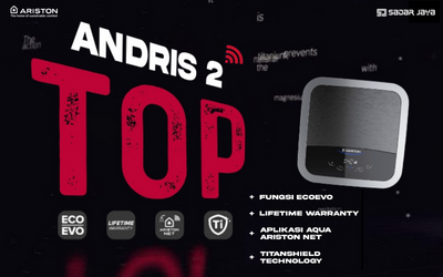 Ariston Andris2 Top Wifi 15/30 Liter Pemanas Air Pintar Pertama di Indonesia