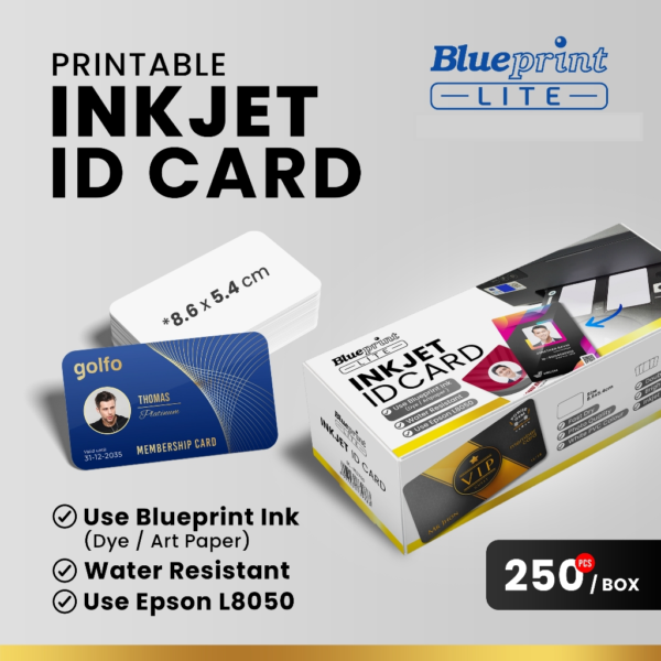 Blueprint Inkjet ID Card