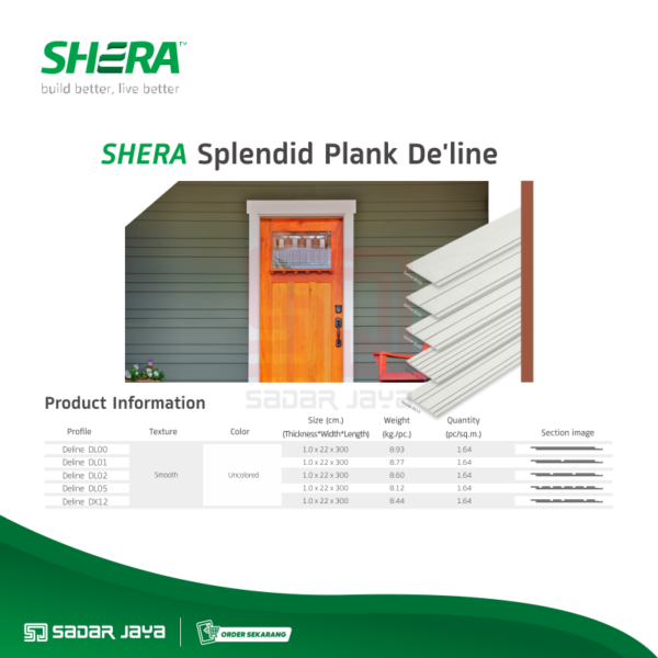 SHERA Splendid Plank De'line