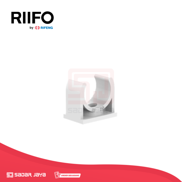 RIIFO Conduit Clip Klem Pipa Conduit PVC