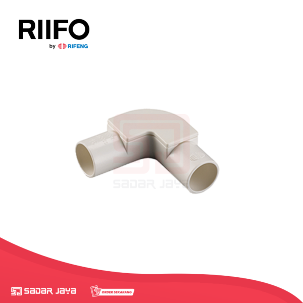 RIIFO Elbow With Cover Fitting Conduit PVC