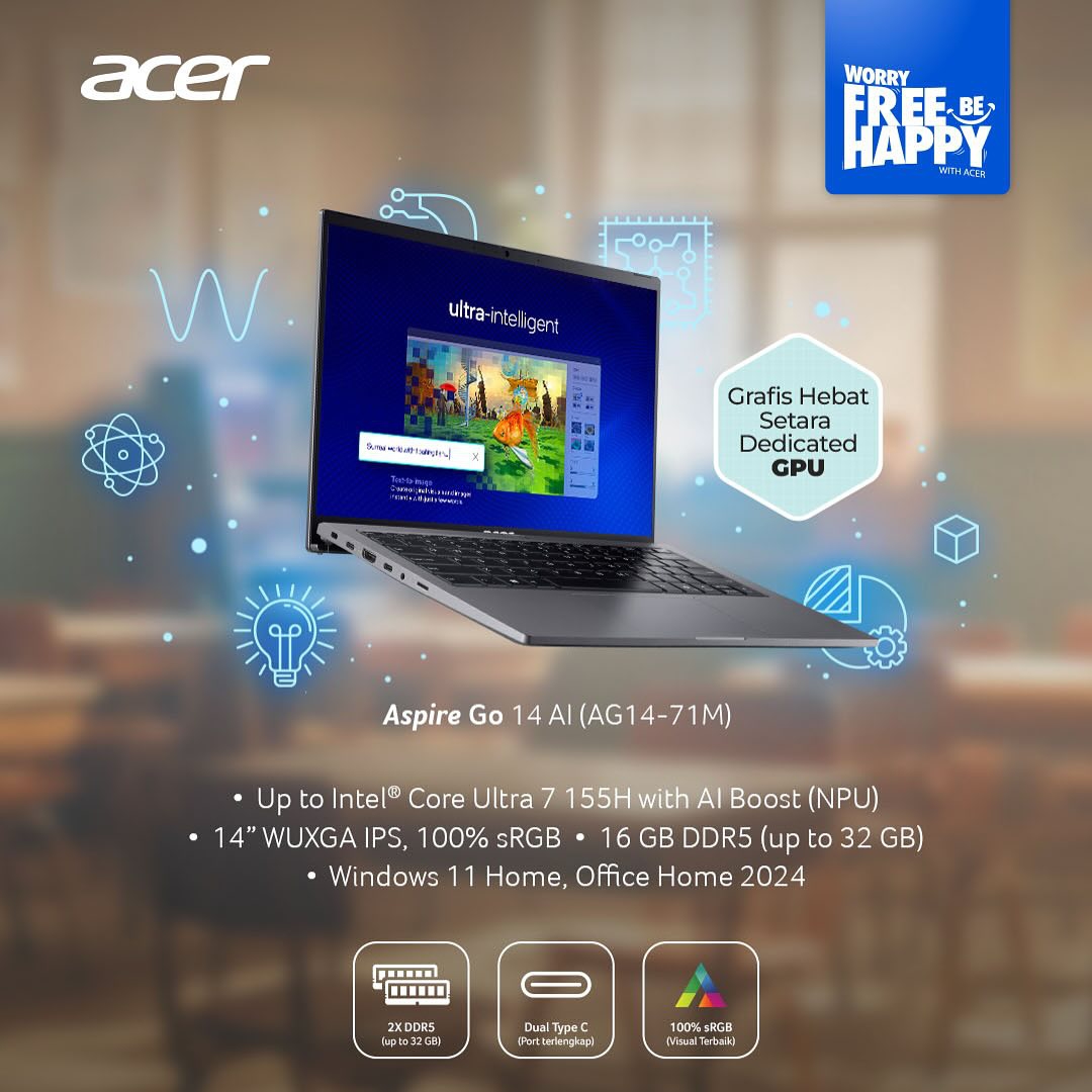 Aspire Go 14 AI Thermal
